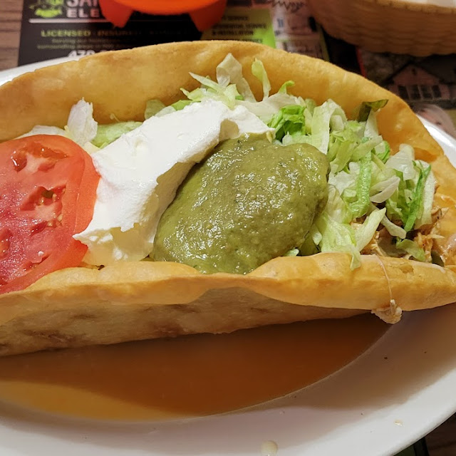 Shredded Chicken Taco Salad