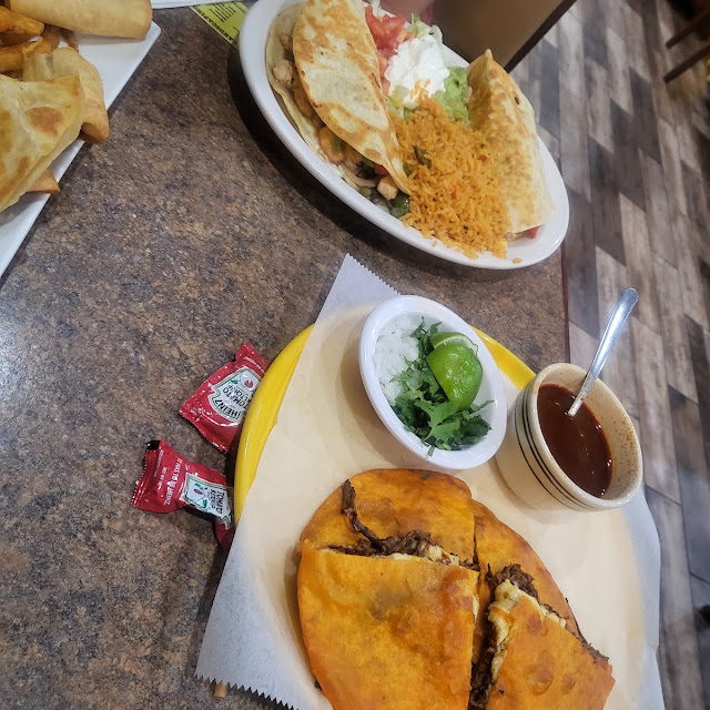 Birria and Fajita Quesadilla