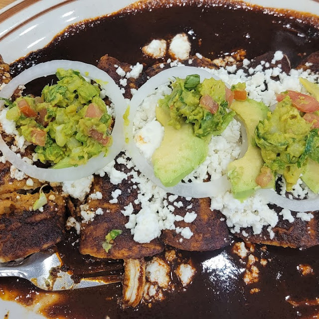 Mole Enchiladas