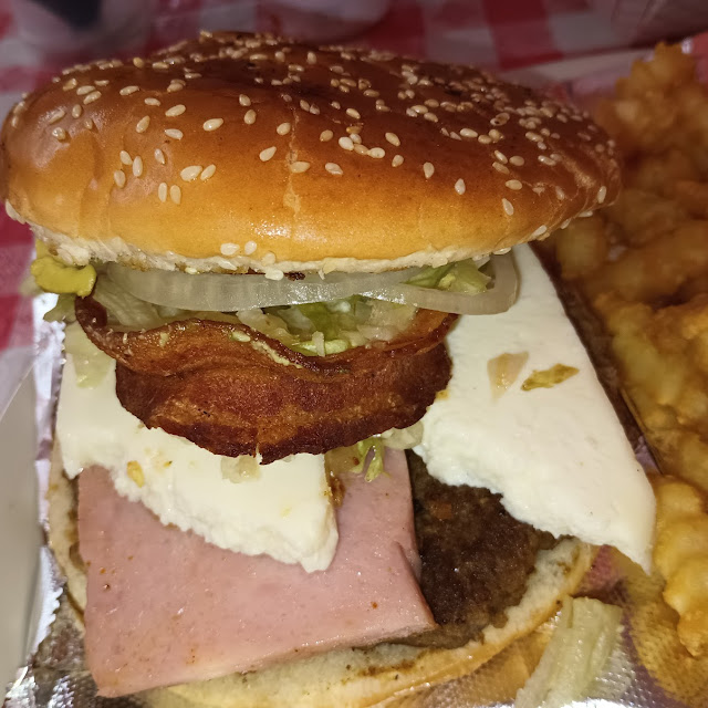 Hamburger and Fries