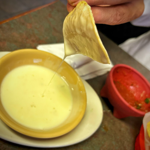 Chips and Salsa with Queso