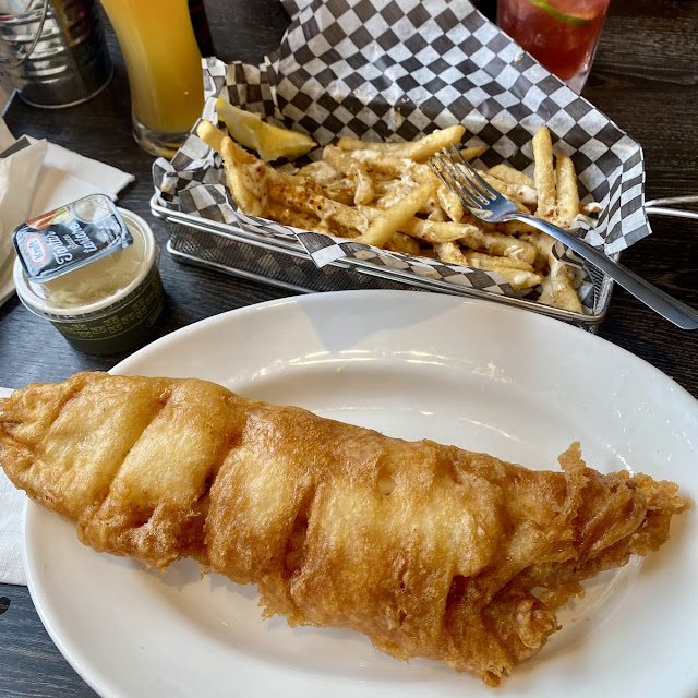 Fish with Garlic Parmesan Fries