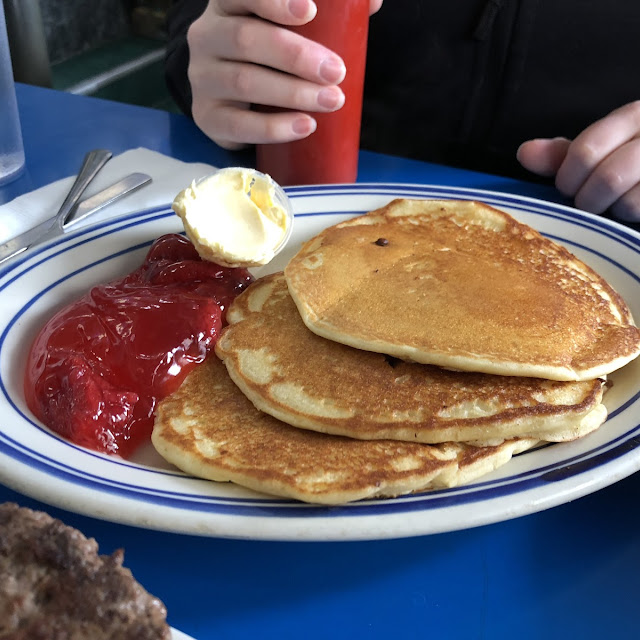 Two Country Fresh Eggs Pancakes