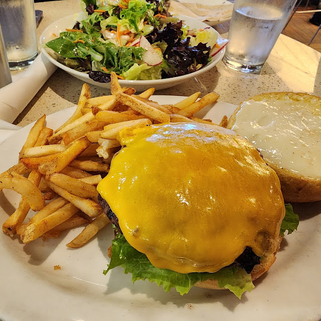 Grass Fed Burger and Fries