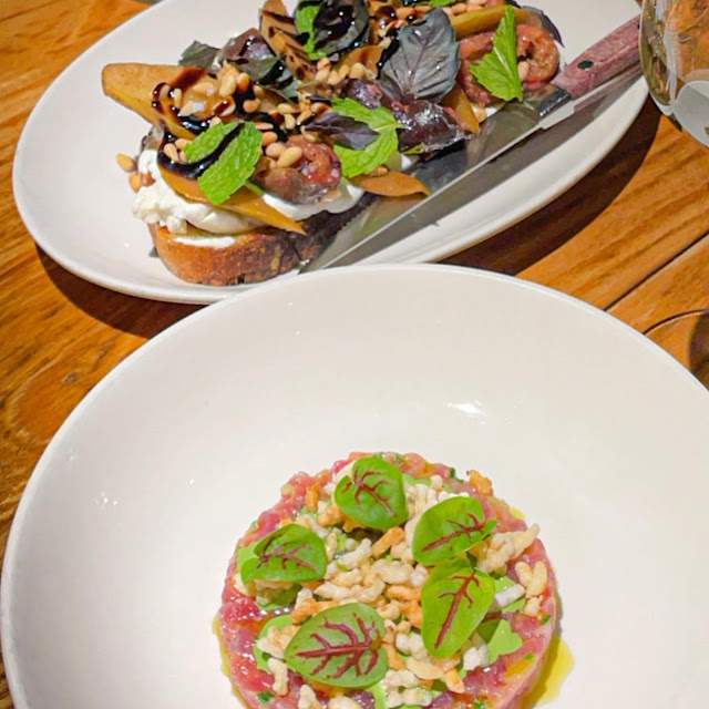 Fig & Pear Burrata Crostone