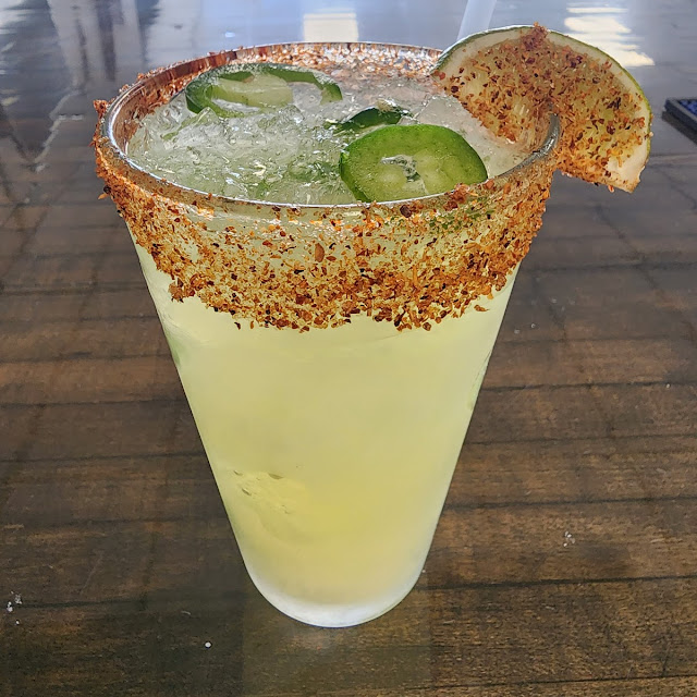Jalapeño Margarita with Tajin Rim