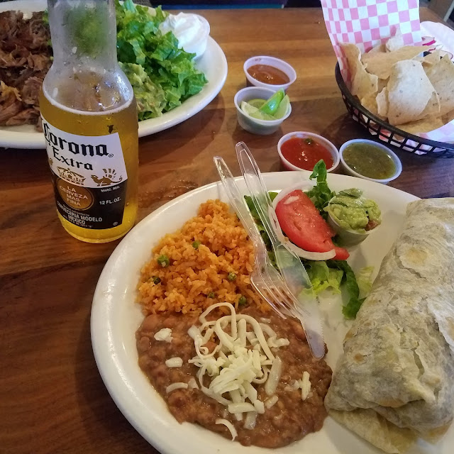 Carne Asada Burrito Plate