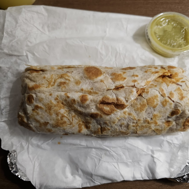Potatoe Egg and Chorizo Burrito