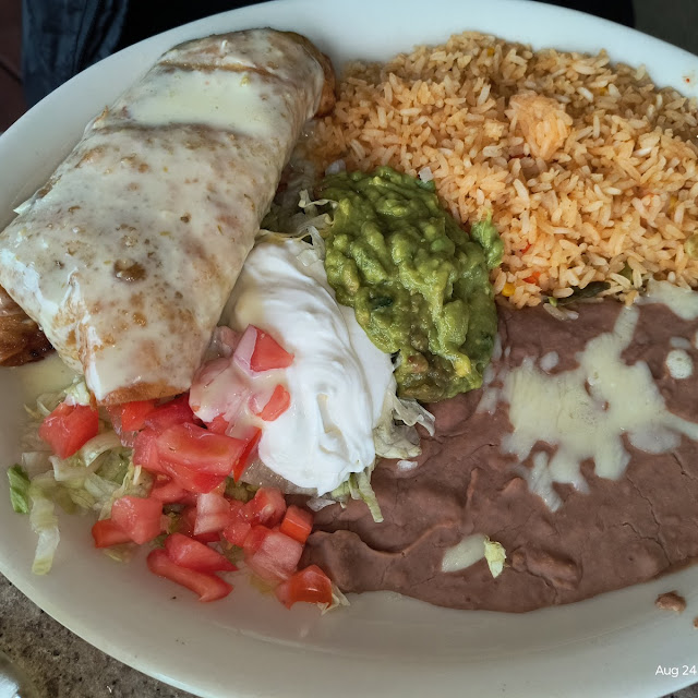 Chicken Chimichanga Lunch
