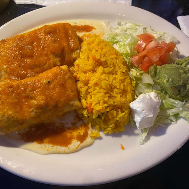 Chicken Chimichanga Plate