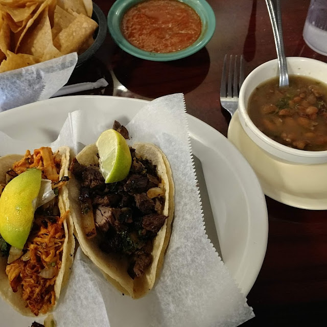 Street Tacos and Charro Beans
