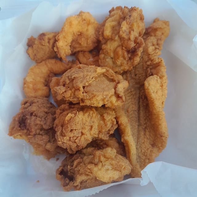 Fried Oyster Shrimp and Catfish