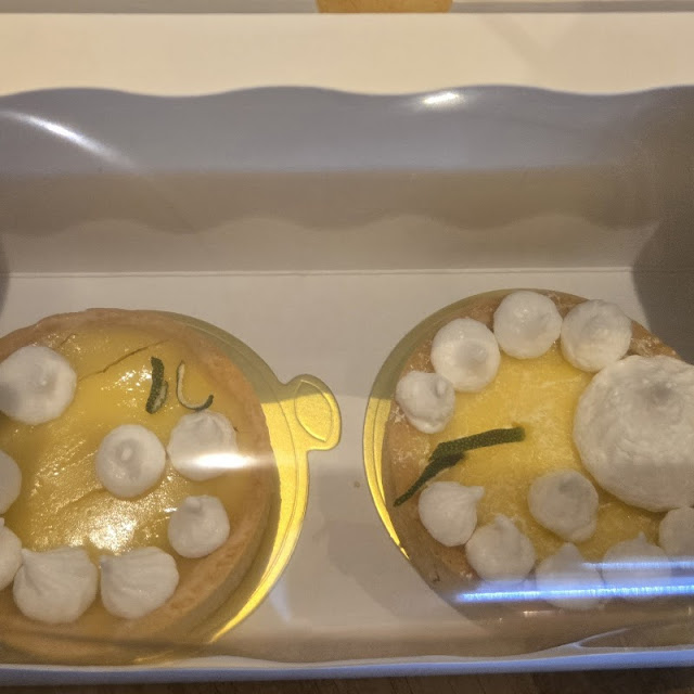 Kye Lime Tart with Italian Meringue Cookies