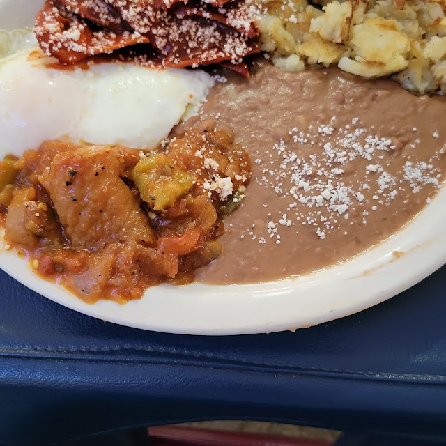 Mexican Combo Breakfast with Chicharrones
