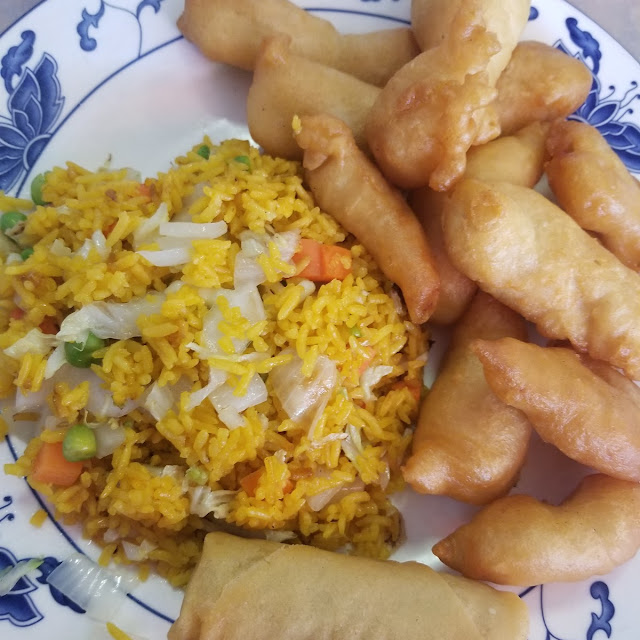 Sweet and Sour Chicken with Fried Rice