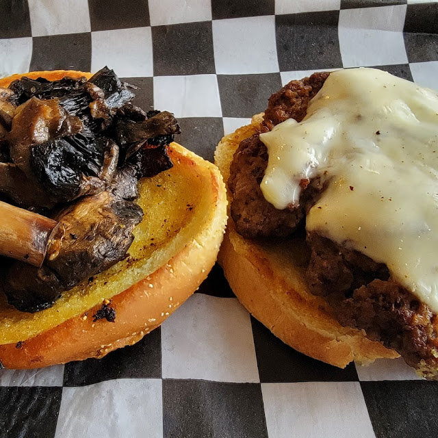 Mushroom Swiss Burger