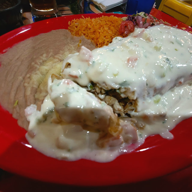 Seafood Chimichanga
