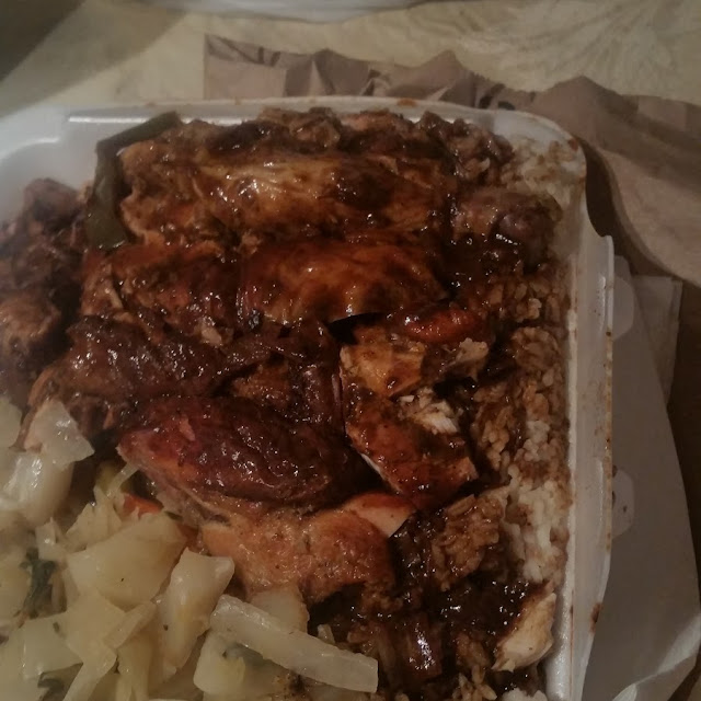 Large Jerk Chicken Rice