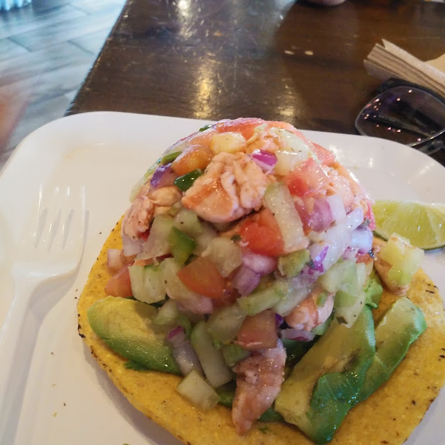 Shrimp Ceviche Tostada