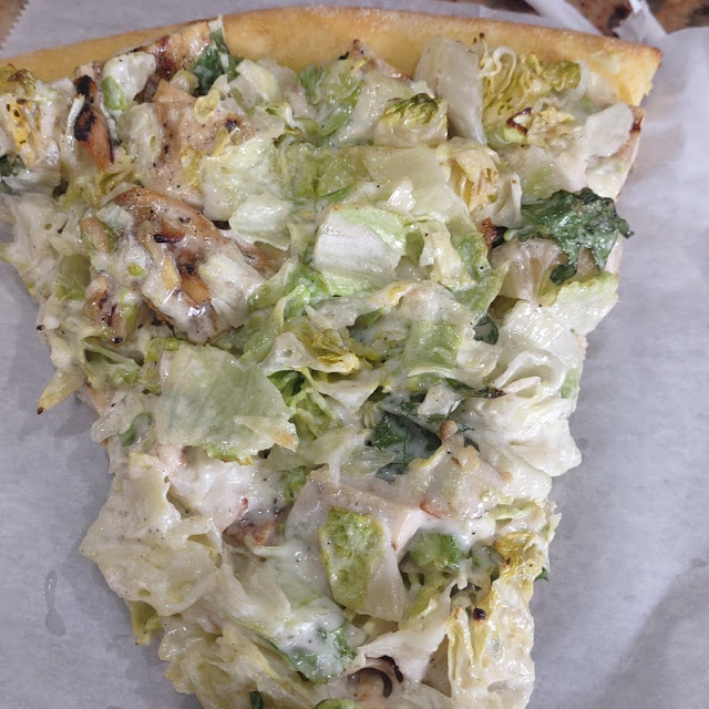 Chicken Caesar Salad Pizza