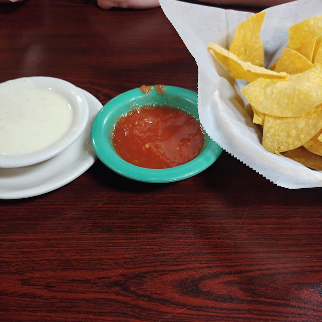 Chips Salsa and Queso