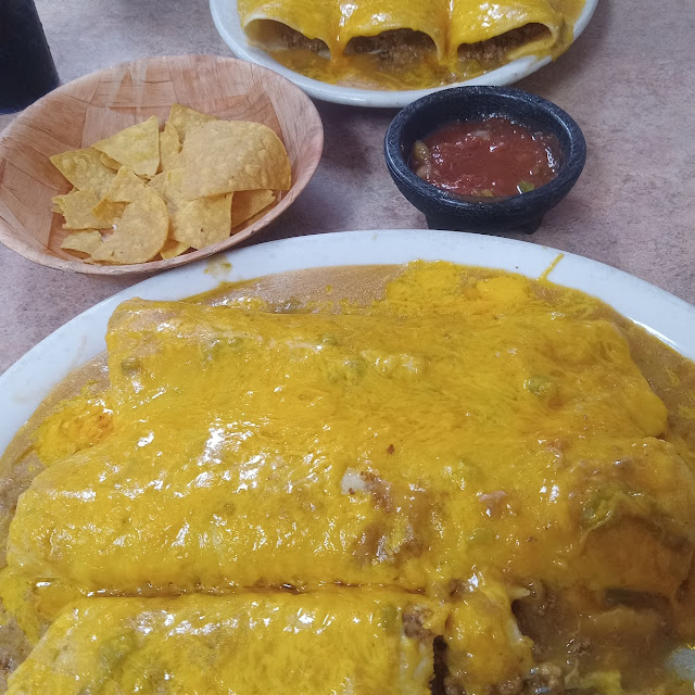 Smothered Beef Burritos