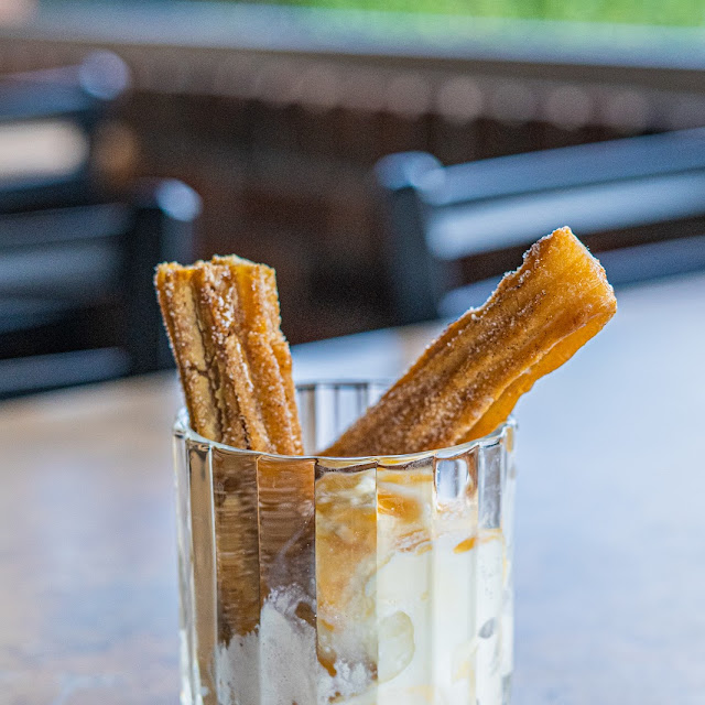 Churros with Ice Cream