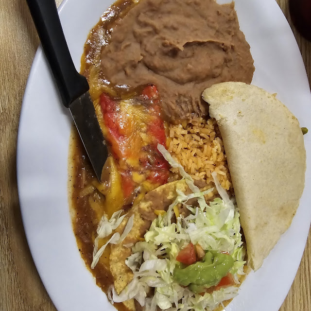 Enchilada Con Quesadilla Plate