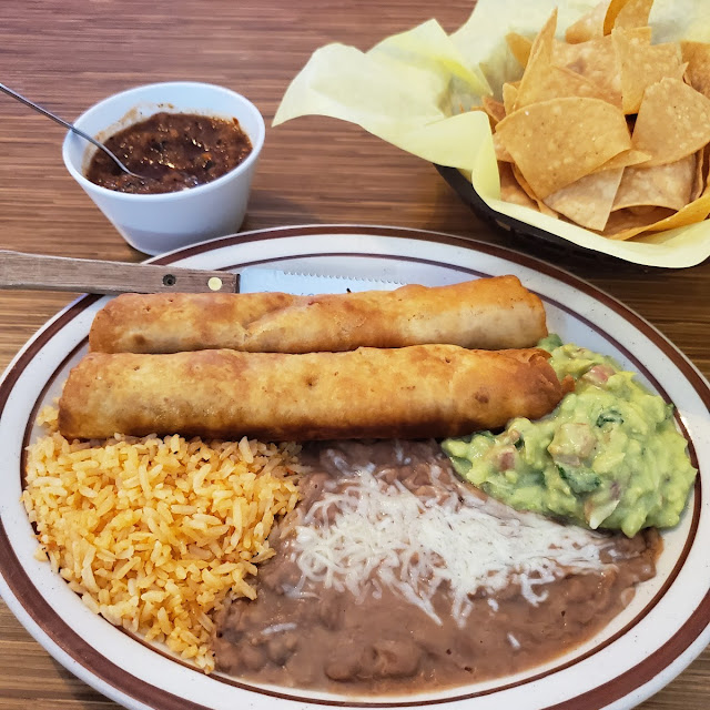 Flour Flautas Rice N Beans