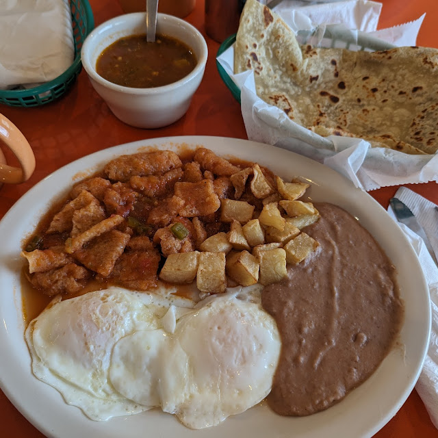 Chicharron with Egg