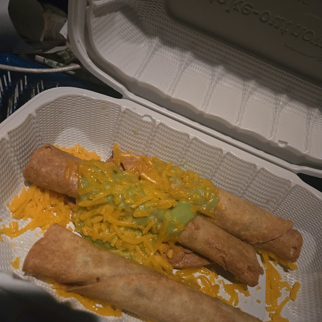 3 Rolled Tacos with Guac