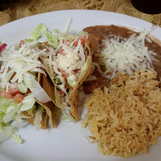 Folded Tacos with Rice and Beans