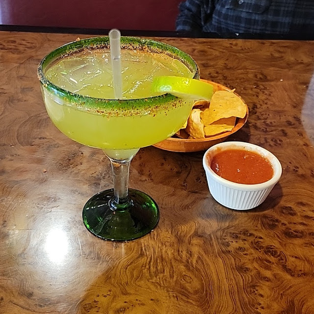 Spicy Margherita Hot Salsa and Chips
