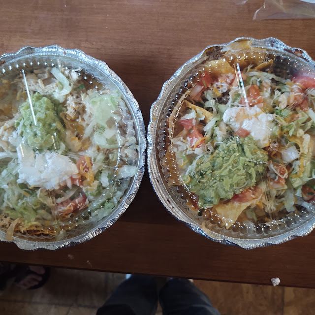 They Are the Nachos Appetizers Left Is Chicken Right Is the Beef