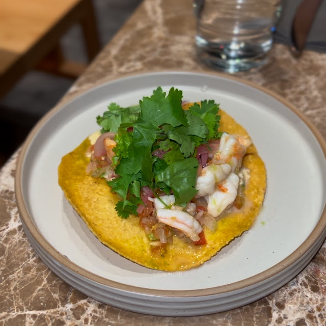 Shrimp Tostada