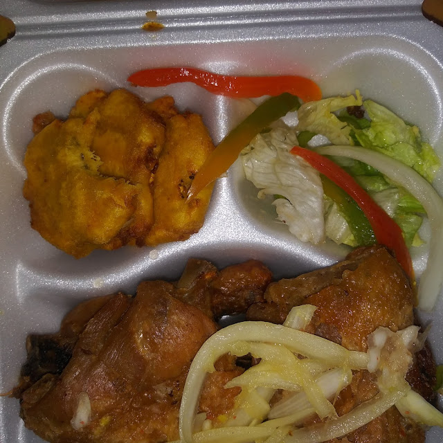 Fried Chicken w Plantains
