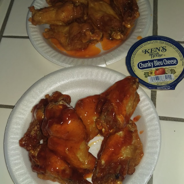 Orders Buffalo Wings