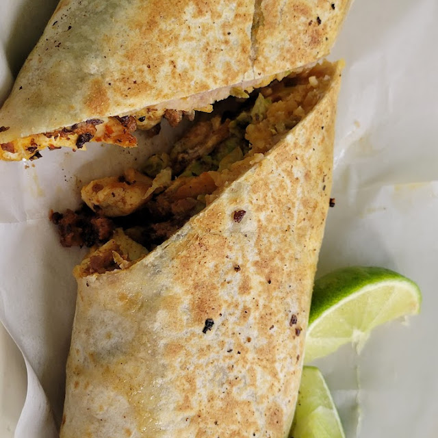 Chicken Chorizo Burrito