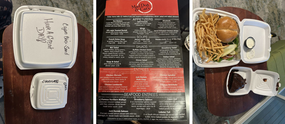 Mad Dog and Cat’s Steak, Seafood, and Spirits