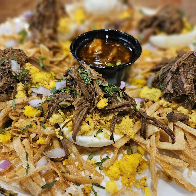 Birria Deviled Eggs