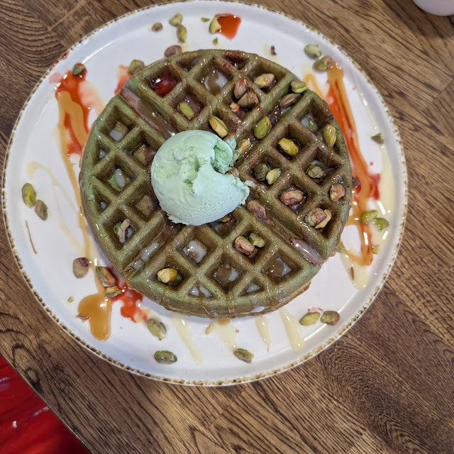 Pistachio Waffle