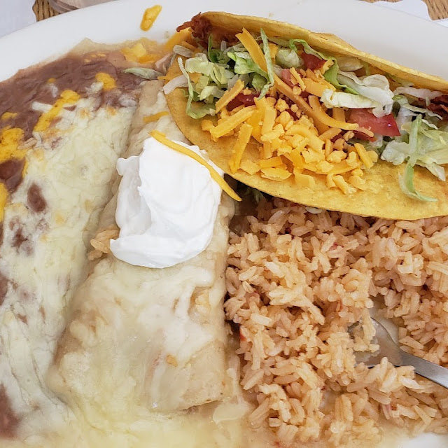 One Chile Relleno & One Chicken Enchilada