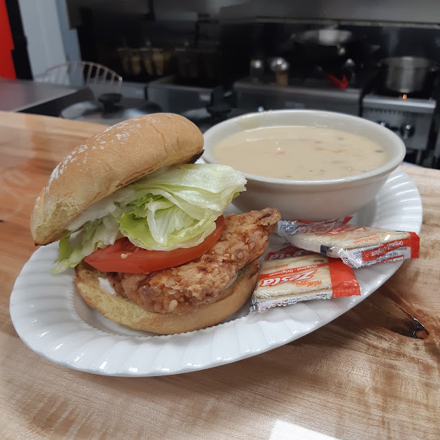 Crispy Chicken on a Bun
