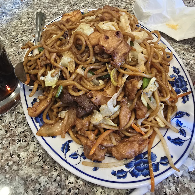 Noodles with Beef and Shrimp Chow Mein