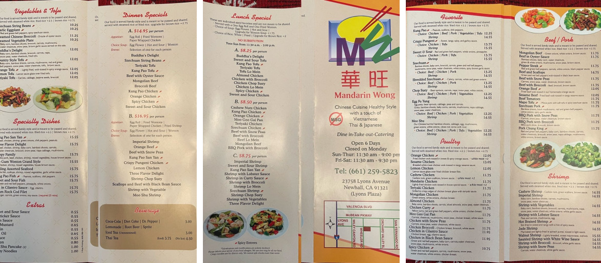 Mandarin Wong Chinese Restaurant