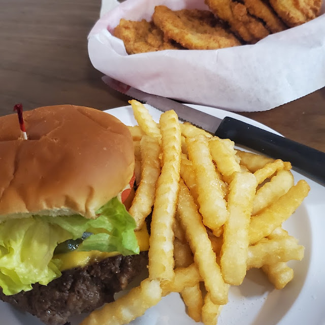 Rocket Burger and Fries