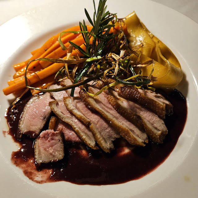Duck Breast with Noodles