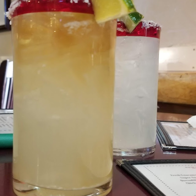 Regular Margaritas and One Cadillac Margarita