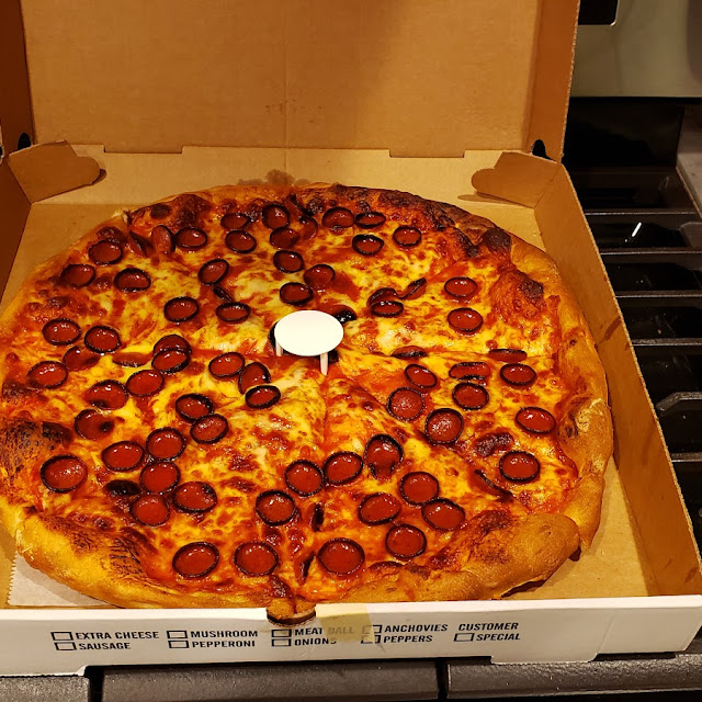 Large Cheese and Pepperoni Pizza