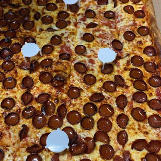Char and Curl Pepperoni Pizza